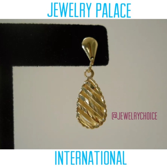 🆕14K Gold Filled Filigree Drop Dangle Earrngs. - Picture 5 of 9